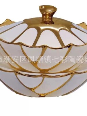 3pcs ceramic dinning soup bowl
