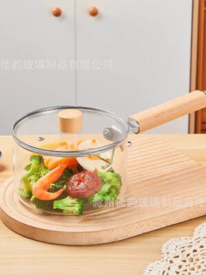 GLASS_1.jpg Borosilicate heat resistance glass pot (instant pick up)