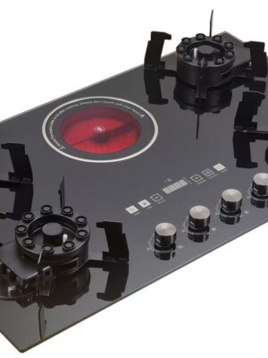 Gas Burners with Electric Cooker