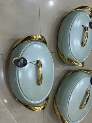 Premium 3-pieces food warmer set